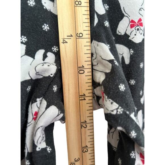 Victoria's Secret Sleepwear M Dreamer Dancing Polar Bears Flannel 2pc Pajama Set - Picture 14 of 16